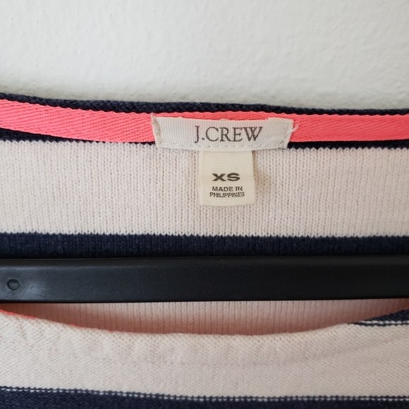 J crew stripe cotton tee xs - Picture 3 of 4